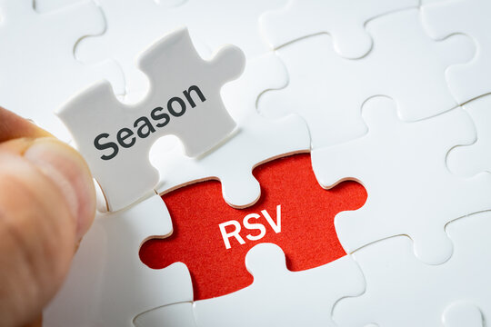 Flu season, RSV virus "respiratory syncytial virus" Health concept, Dangerous disease for children
