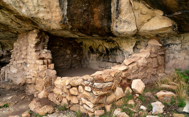 Sinagua Ruins Corner Unit - Walnut Canyon National Monument is where you can walk among ancient Sinagua ruins built into the limestone caves.