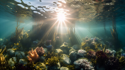 Fototapeta na wymiar Stunning Underwater Reef