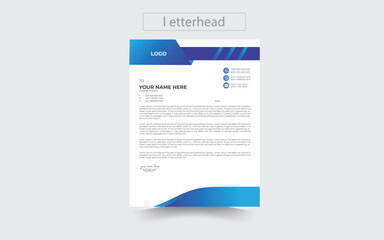 professional creative letterhead template design for your business .