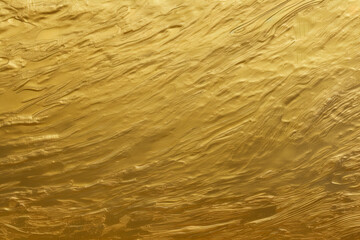 Golden paint texture background. Created with Generative AI Technology