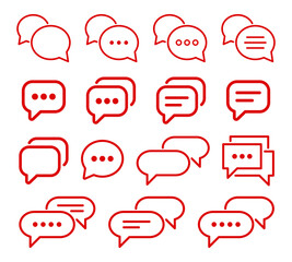 zestaw ikon czatu © robert6666