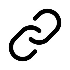 Fototapeta premium link glyph icon