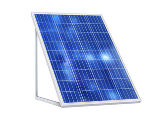 Solar panels (solar cell) in solar farm with sun lighting to create the clean electric power PNG transparent