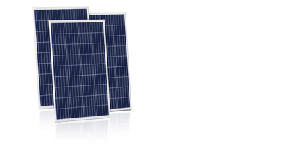 Photovoltaic solar cell panels isolated  PNG transparent Environmental theme. Green energy concept.