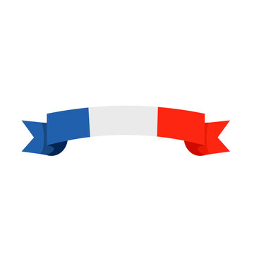 France flag ribbon