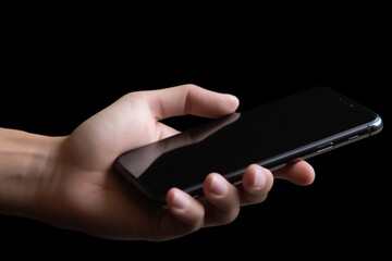 a hand holding a phone