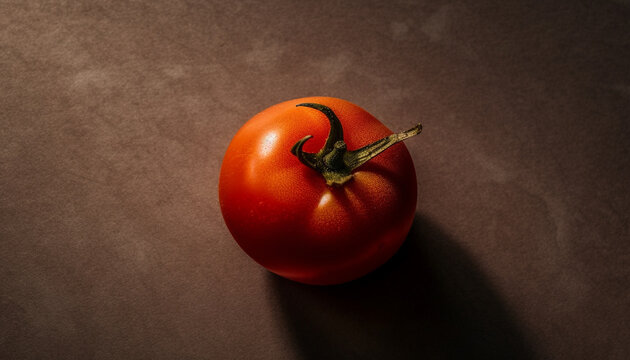 Fresh organic tomato salad, a healthy gourmet meal generated by AI