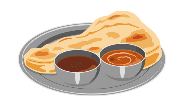 ナンとカレー