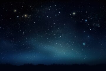 Night sky with stars 