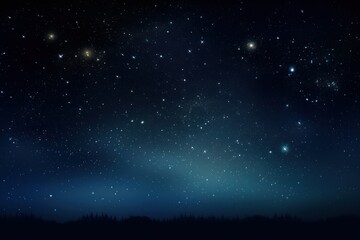 Night sky with stars 