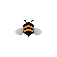 Geometric Honey Bee Logo Design For Company.