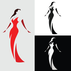 Obraz na płótnie Canvas Beautiful Fashion And Boutique Logo Design.