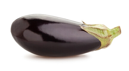 eggplant path isolated on white