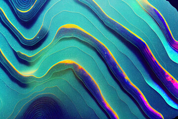 Opal stone abstract macro background. Iridescent rainbow opalescent pearl texture, created with Generative AI technology