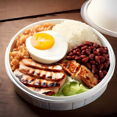 Deliciosa marmita brasileira.