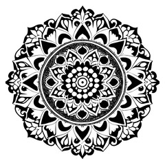 ornamental round lace ornament