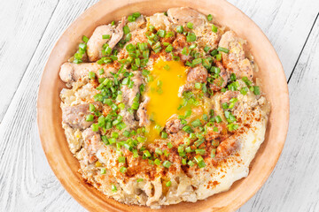 Portion of Oyakodon