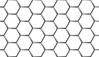 seamless background with gradient hexagons