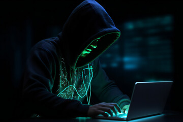 Faceless hacker in the dark hoodie: advanced cybersecurity for detecting and remediating their cyber attacks