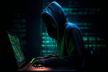Faceless hacker in the dark hoodie: using advanced cybersecurity to mitigate the risk of their cyber attacks