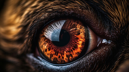 eye of a pug