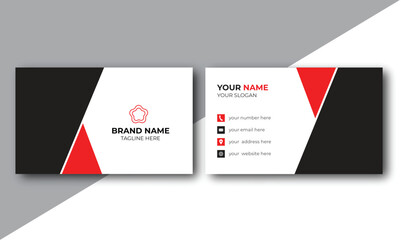 modern business card design, professional corporate business card design