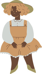 Women and kids vintage retro slow living cottagecore mother's day