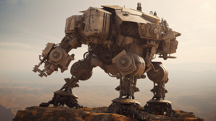 Steampunk Mech Robot
Generative AI Technology