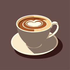 Obraz premium a cup of coffee