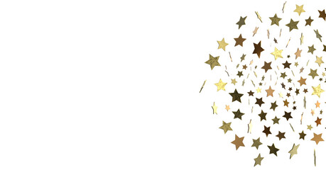 Glossy 3D Christmas star icon. Design element for holidays. -