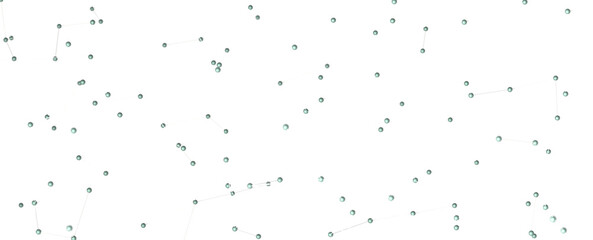 Abstract technology futuristic network - fantasy plexus background. 3D rendering