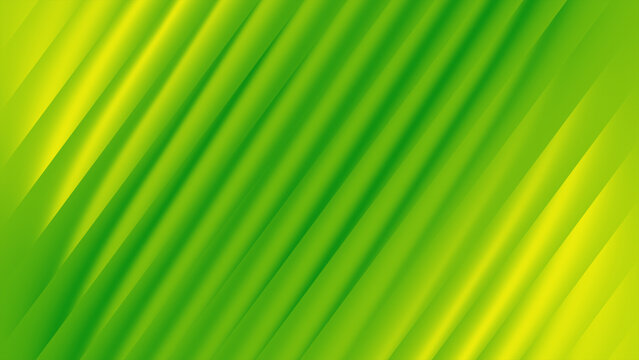 Creative illustration of bright acid gradients background under glass. Stylish yellow and green toxical backdrop behind stylish glass