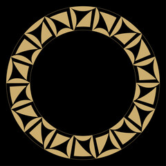 Pattern. Postcard. Venzel, decorative frame. Logo, template, labels and icons. Vector.