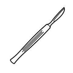scalpel medical illustration illustration