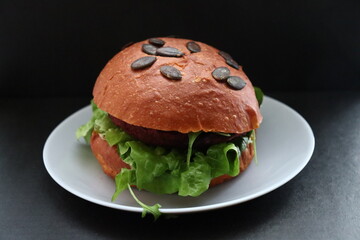 Hamburger, food, eat