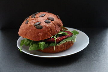 Hamburger, food, eat