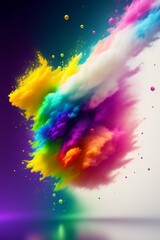 abstract colour splash background