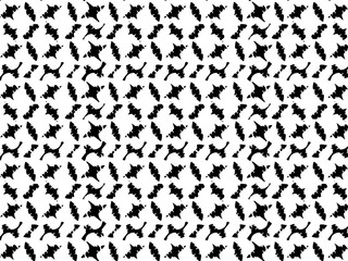 black and white seamless pattern