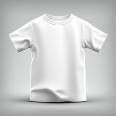 children's white T-Shirt mockup melange