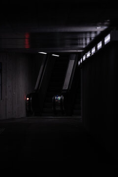 Train station underpass