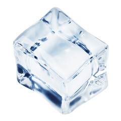 ice cube, isolated on white background, clipping path, full depth of field