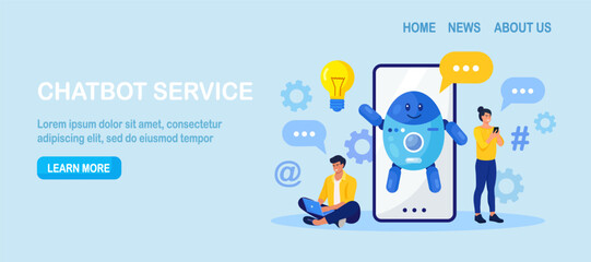 Chatbot conversation with clients. Chat bot chatting. Optimizing language models for dialogue. Artificial intelligence robot answer questions, generate refinement conversation, provide smart solution