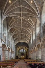Obraz premium Hereford Cathedral magfificent artistic ceiling