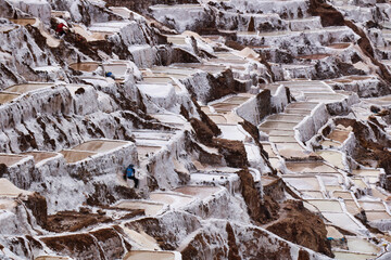 Salinas de Maras Peru - Salineras de Maras - Salt terrace in Peru- Salt Landscape 