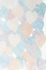abstract background with hearts