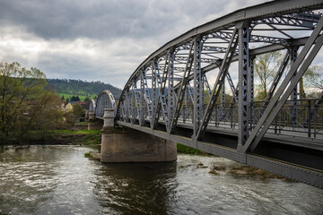 Saale und Carl-Alexanderbrücke