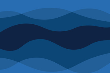 Vector abstract background blue waves