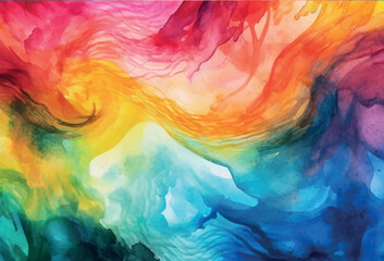 Abstract watercolor colorful background