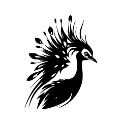 Naklejka premium Peacock - High Quality Vector Logo - Vector illustration ideal for T-shirt graphic